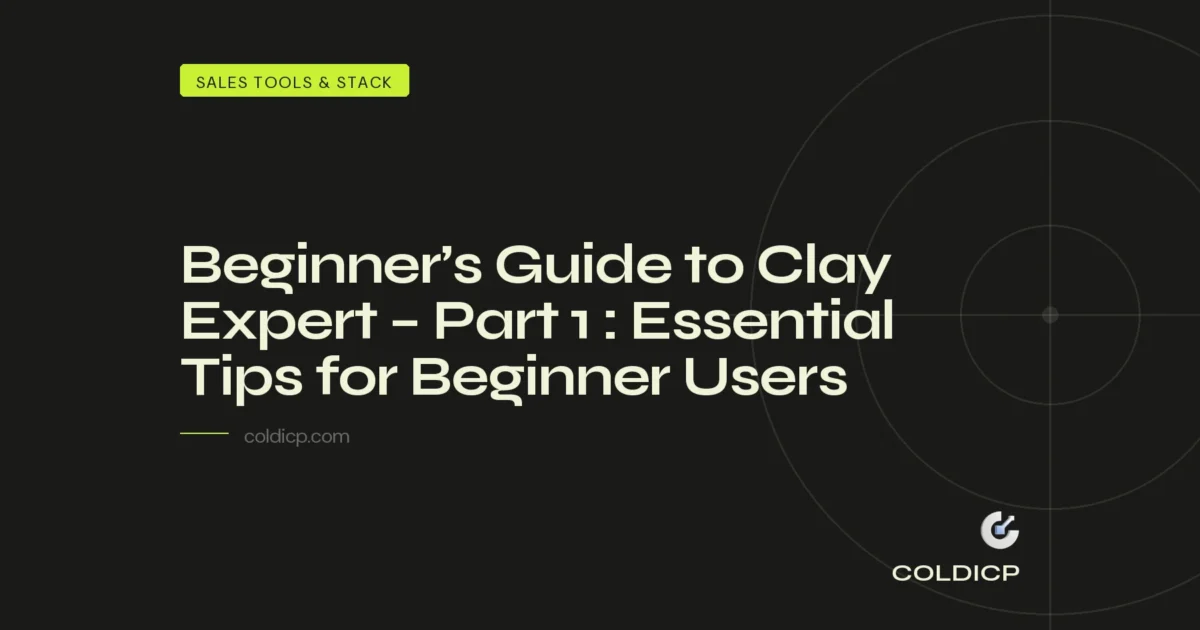 Beginner’s Guide to Clay Expert – Part 1 : Essential Tips for Beginner Users — COLDICP