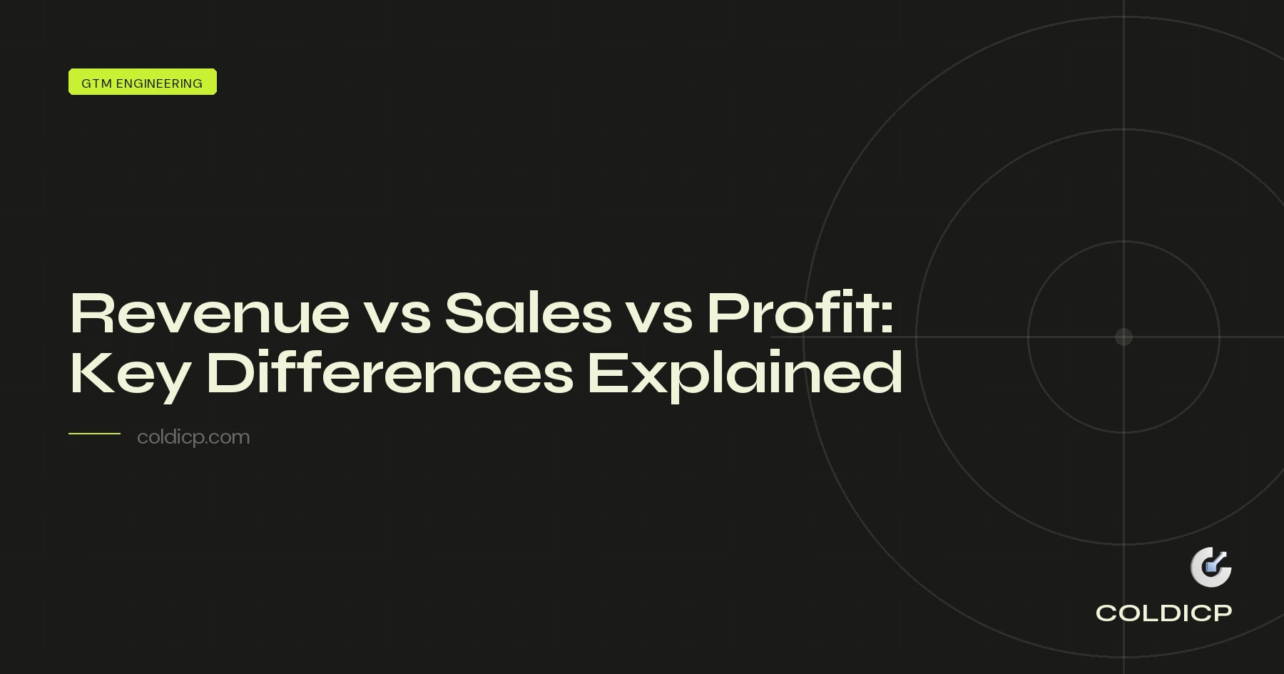 Revenue vs Sales vs Profit: Key Differences Explained — COLDICP