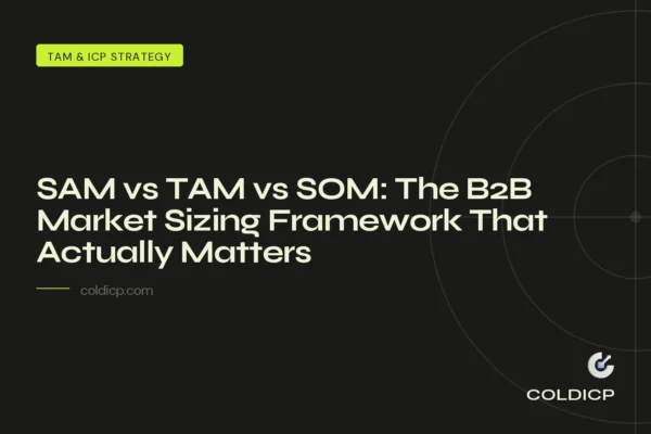 SAM vs TAM vs SOM: The B2B Market Sizing Framework That Actually Matters