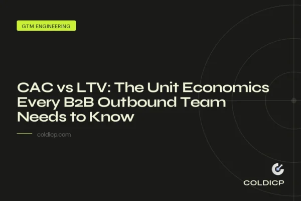 CAC vs LTV: The Unit Economics Every B2B Outbound Team Needs to Know