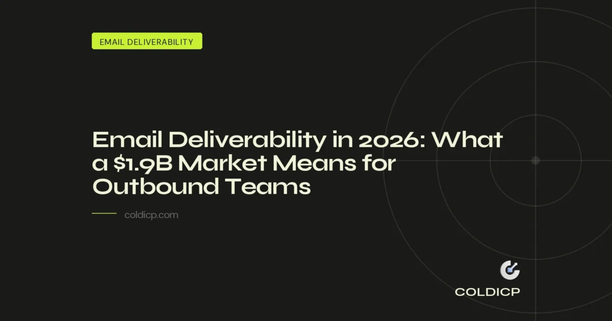 Email Deliverability in 2026: What a $1.9B Market Means for Outbound Teams — COLDICP