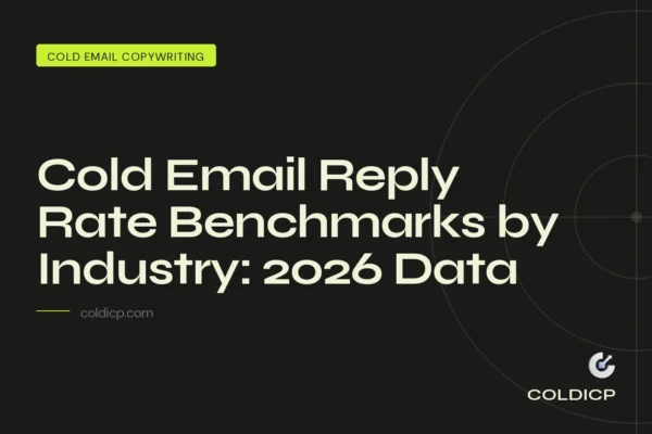 Cold Email Reply Rate Benchmarks by Industry: 2026 Data