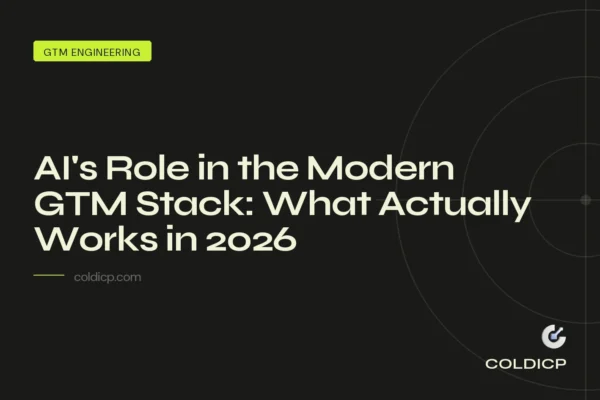AI’s Role in the Modern GTM Stack: What Actually Works in 2026