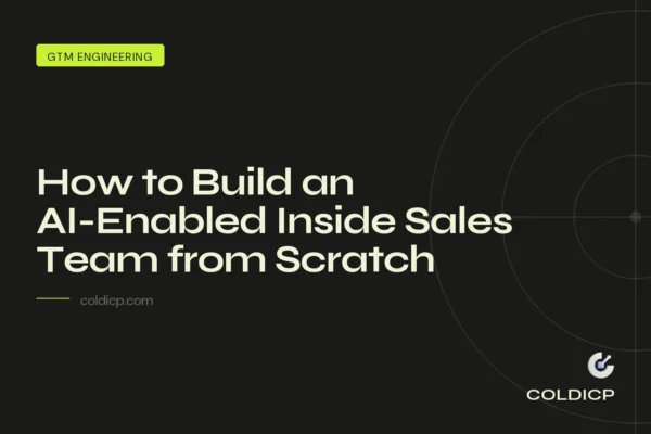 How to Build an AI-Enabled Inside Sales Team from Scratch