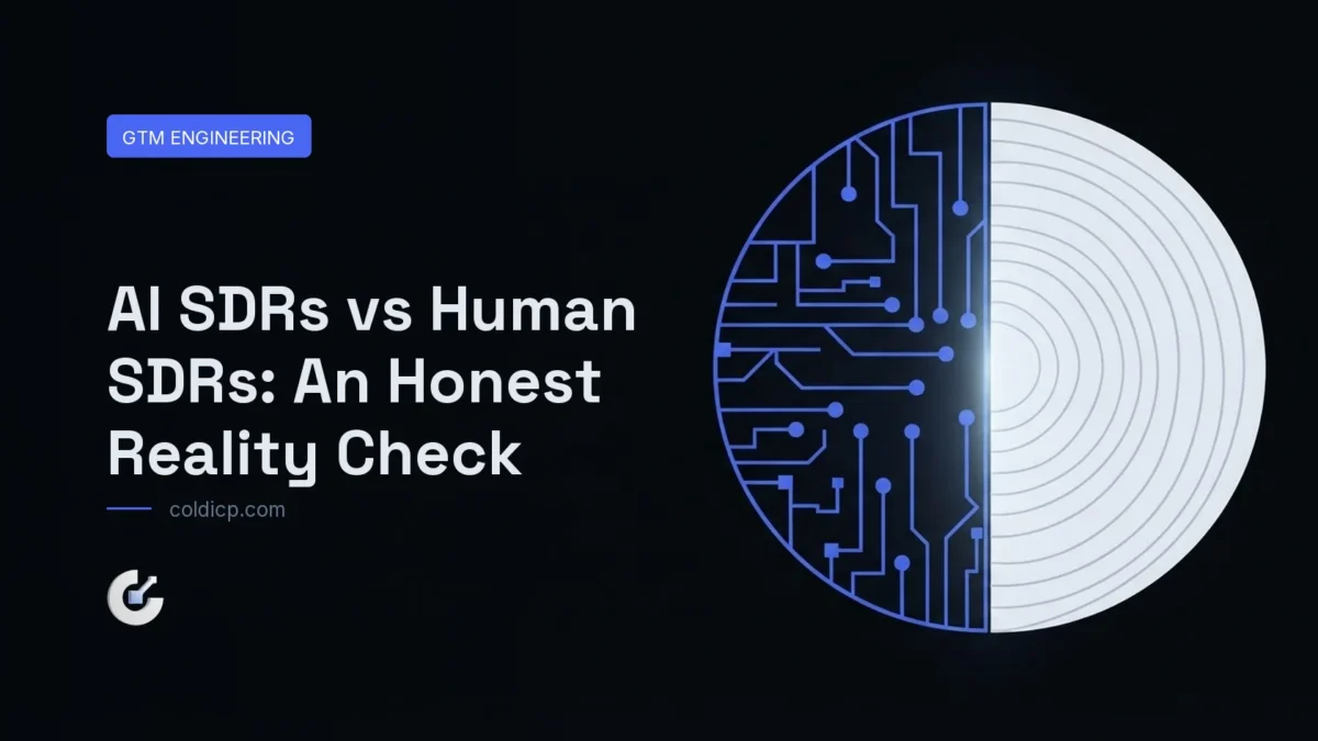 AI SDRs vs Human SDRs: An Honest Reality Check — COLDICP