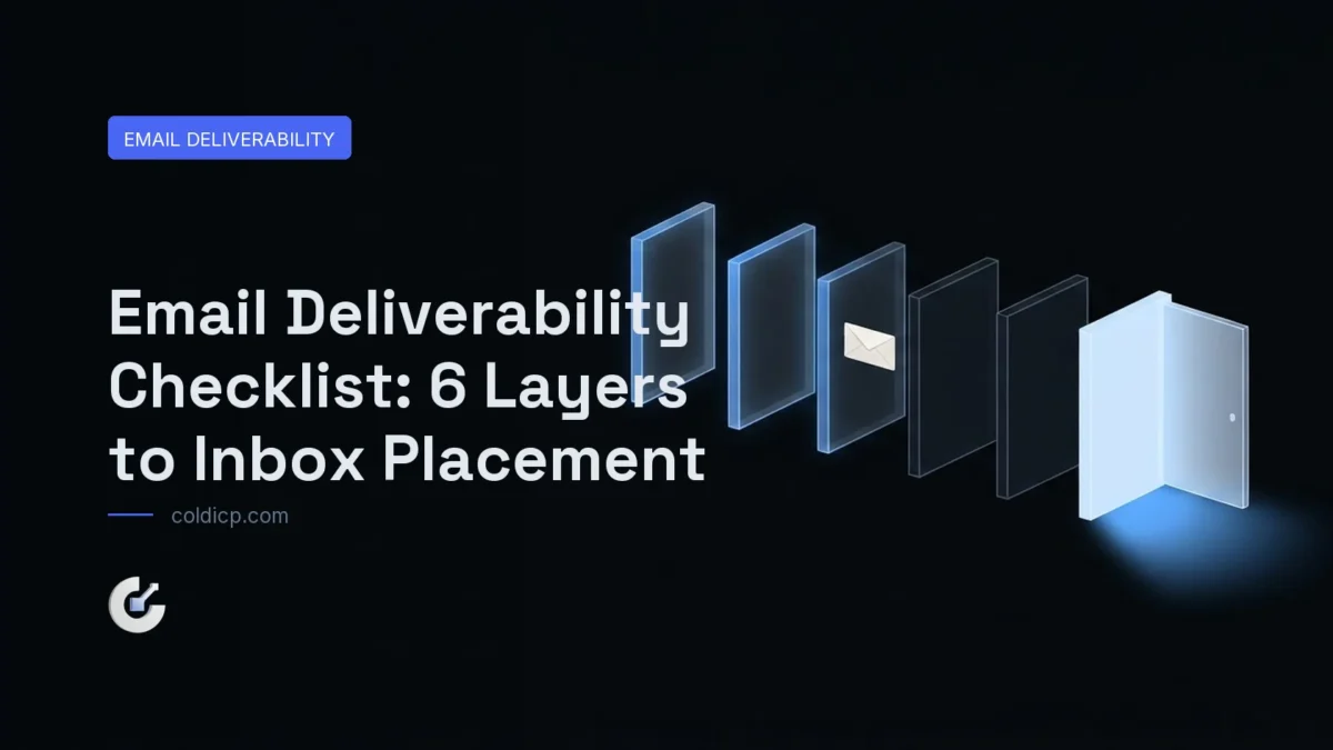 Email Deliverability Checklist: 6 Layers to Inbox Placement — COLDICP