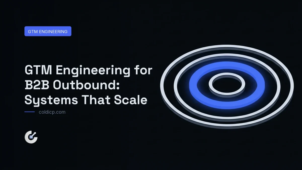 GTM Engineering for B2B Outbound: Systems That Scale — COLDICP
