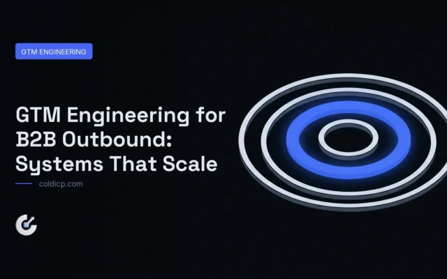 GTM Engineering for B2B Outbound: Systems That Scale — COLDICP